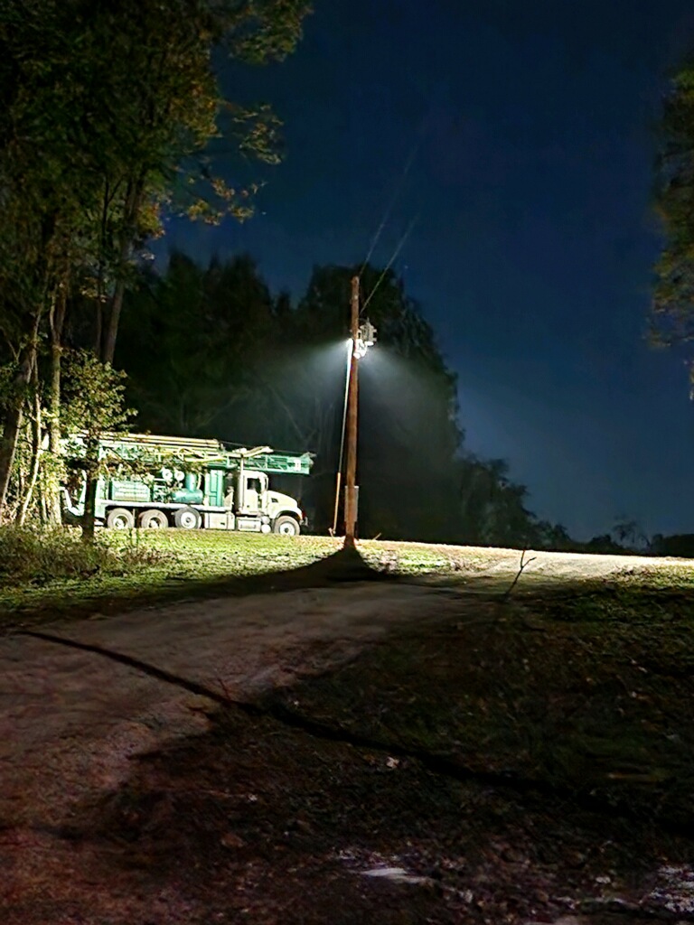 Pad Site Prep – Electricity